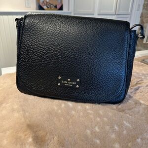 Kate Spade Black Leather Crossbody Bag
